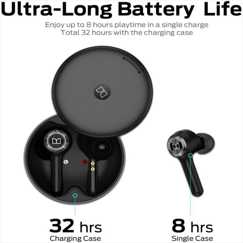 Auriculares Bluetooth Monster Negros img #2