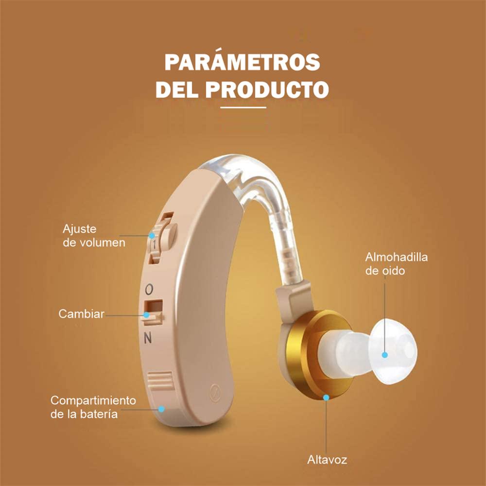 Audífonos inalámbricos para sordera, amplificador de sonido