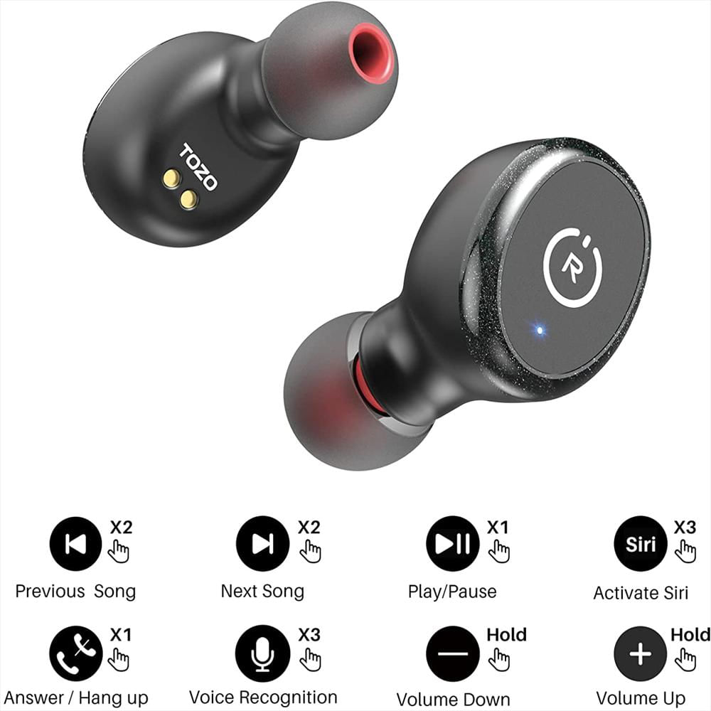 Audifonos Inalámbricos Bluetooth 5.0 Negro img #4