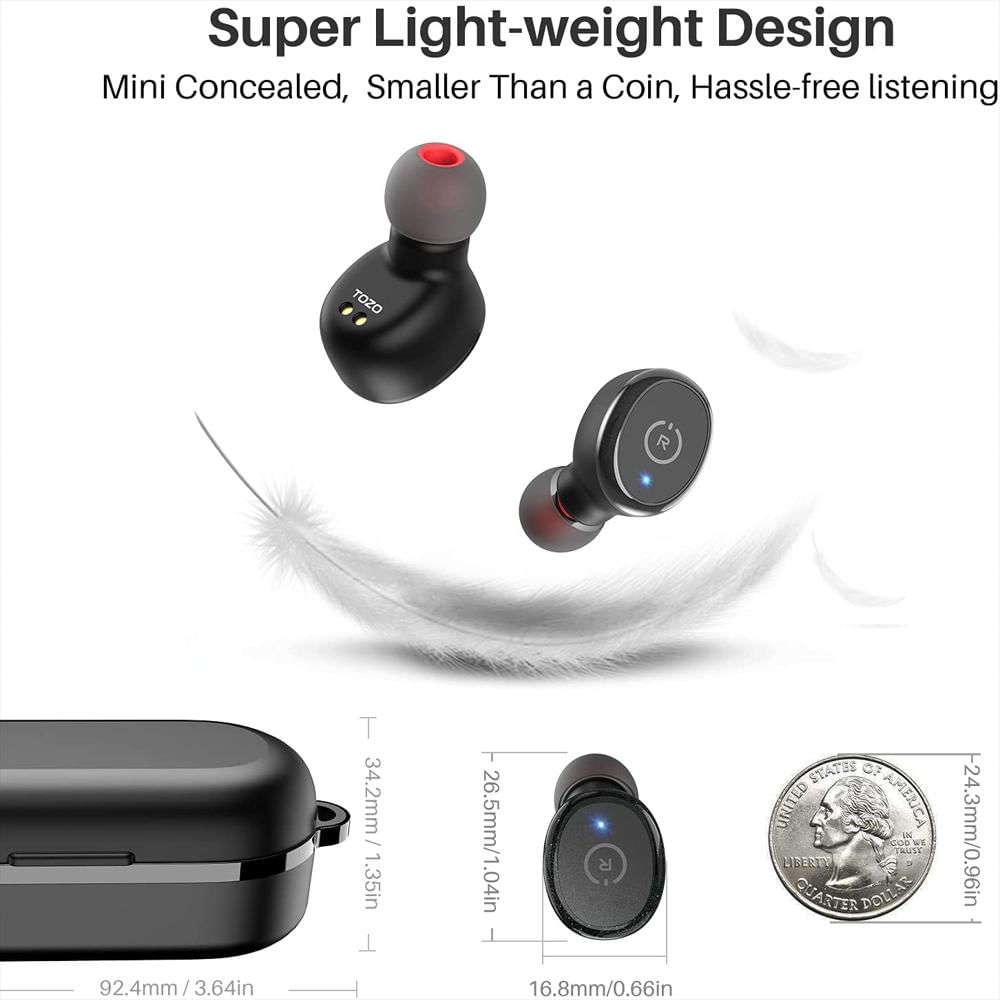 Audifonos Inalámbricos Bluetooth 5.0 Negro img #5