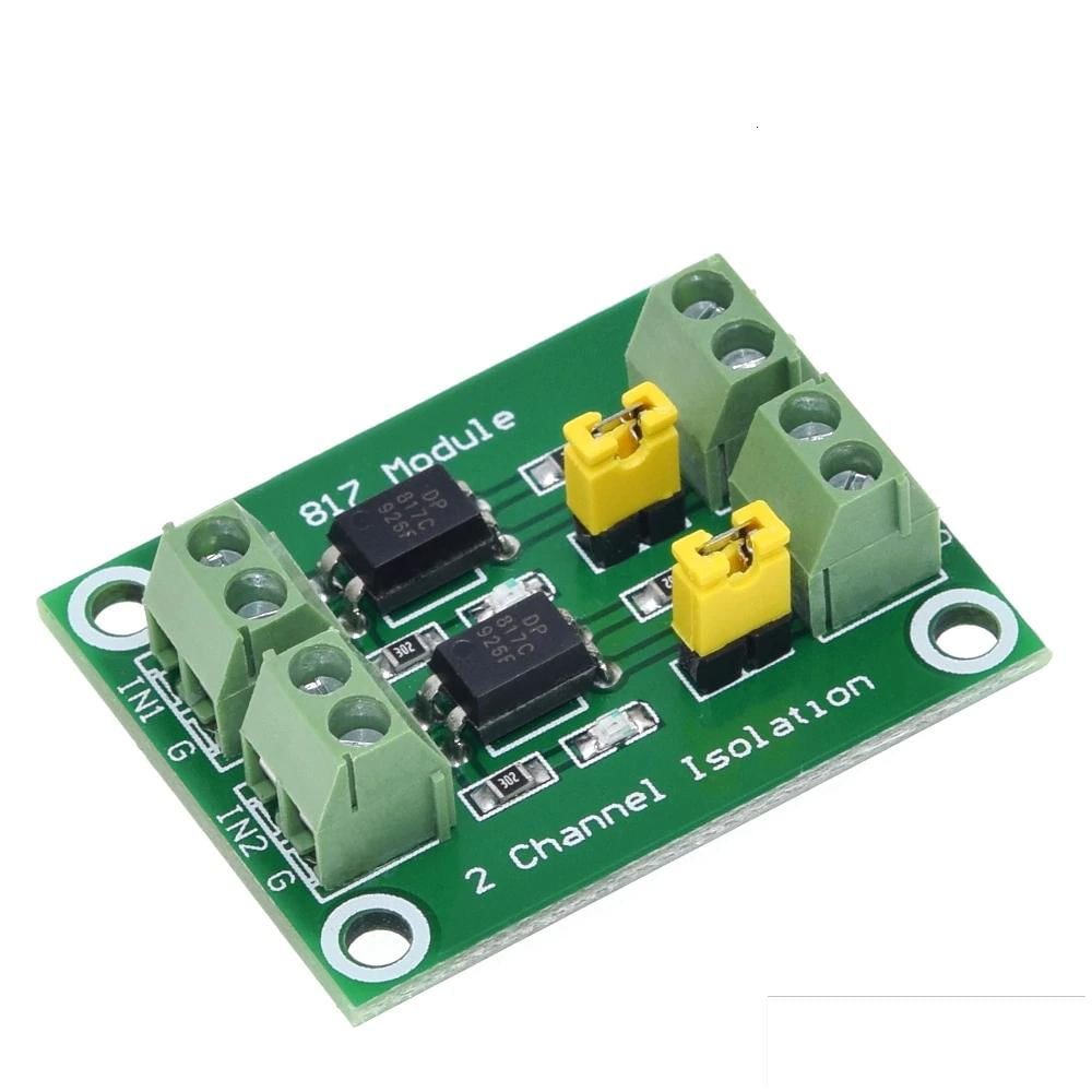 Modulo Optoacoplador 2 Canales Pc817 6~30V Optoaislador img #1