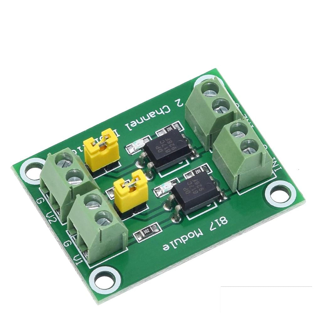 Modulo Optoacoplador 2 Canales Pc817 6~30V Optoaislador img #2