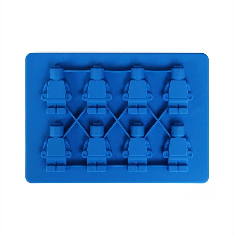 Molde De Silicona Muñequitos Fichas X8 Cavidades img #1