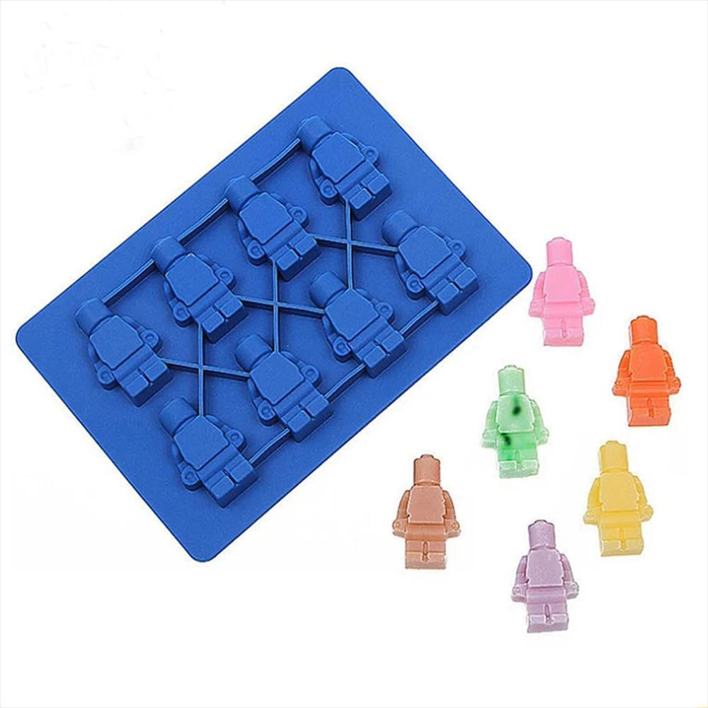 Molde De Silicona Muñequitos Fichas X8 Cavidades img #4