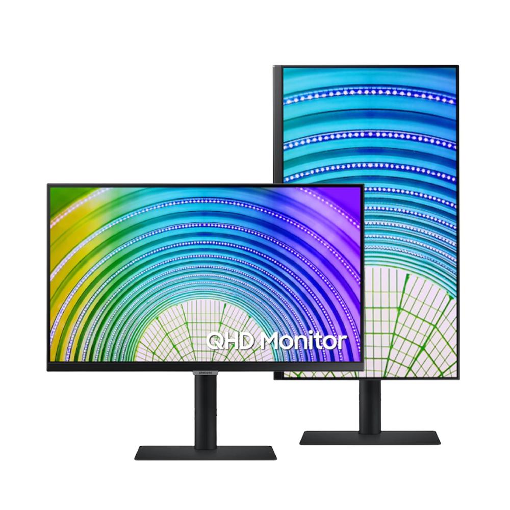 SAMSUNG Monitor de computadora QHD de 32 pulgadas serie S60A (2560x1440),  75Hz, HDMI, puerto de pantalla, HDR10 (mil millones de colores), soporte