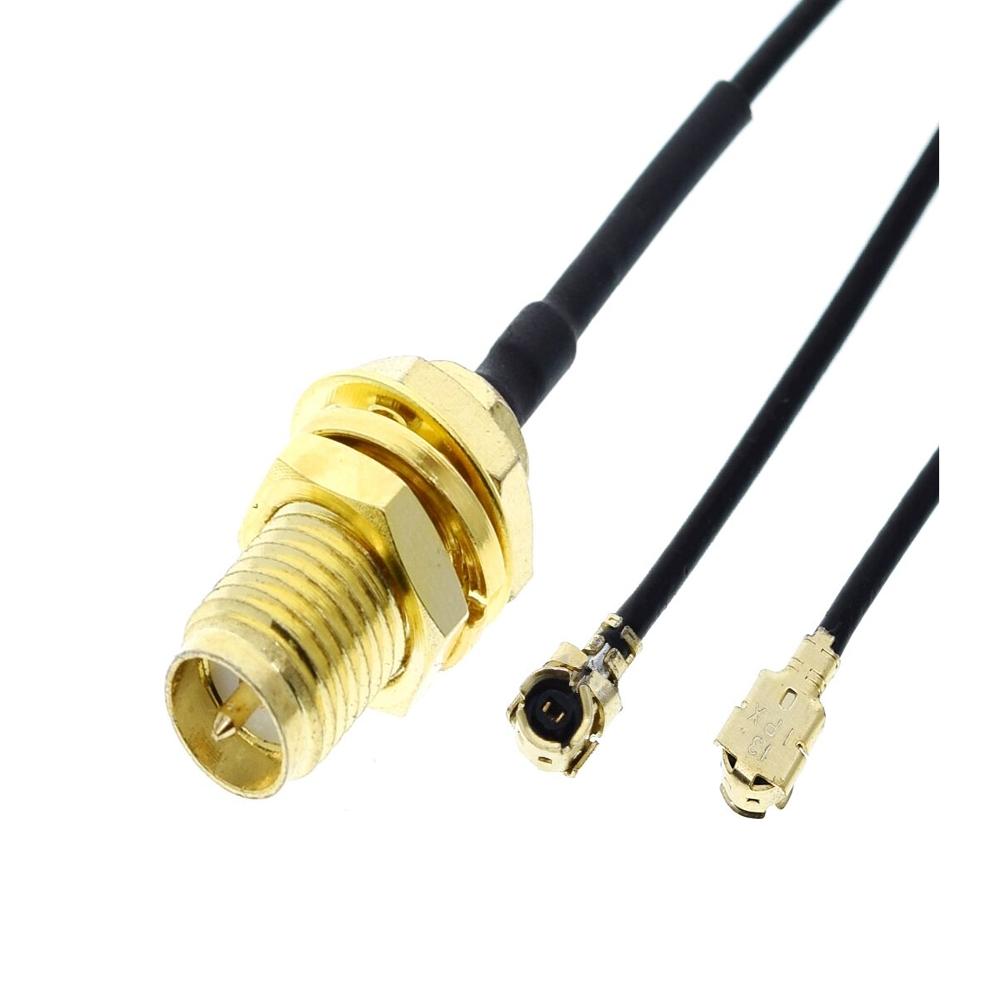 Cable Conector Antena Rp Sma Hembra A Ipx 1.13Mm Long 10Cm img #3
