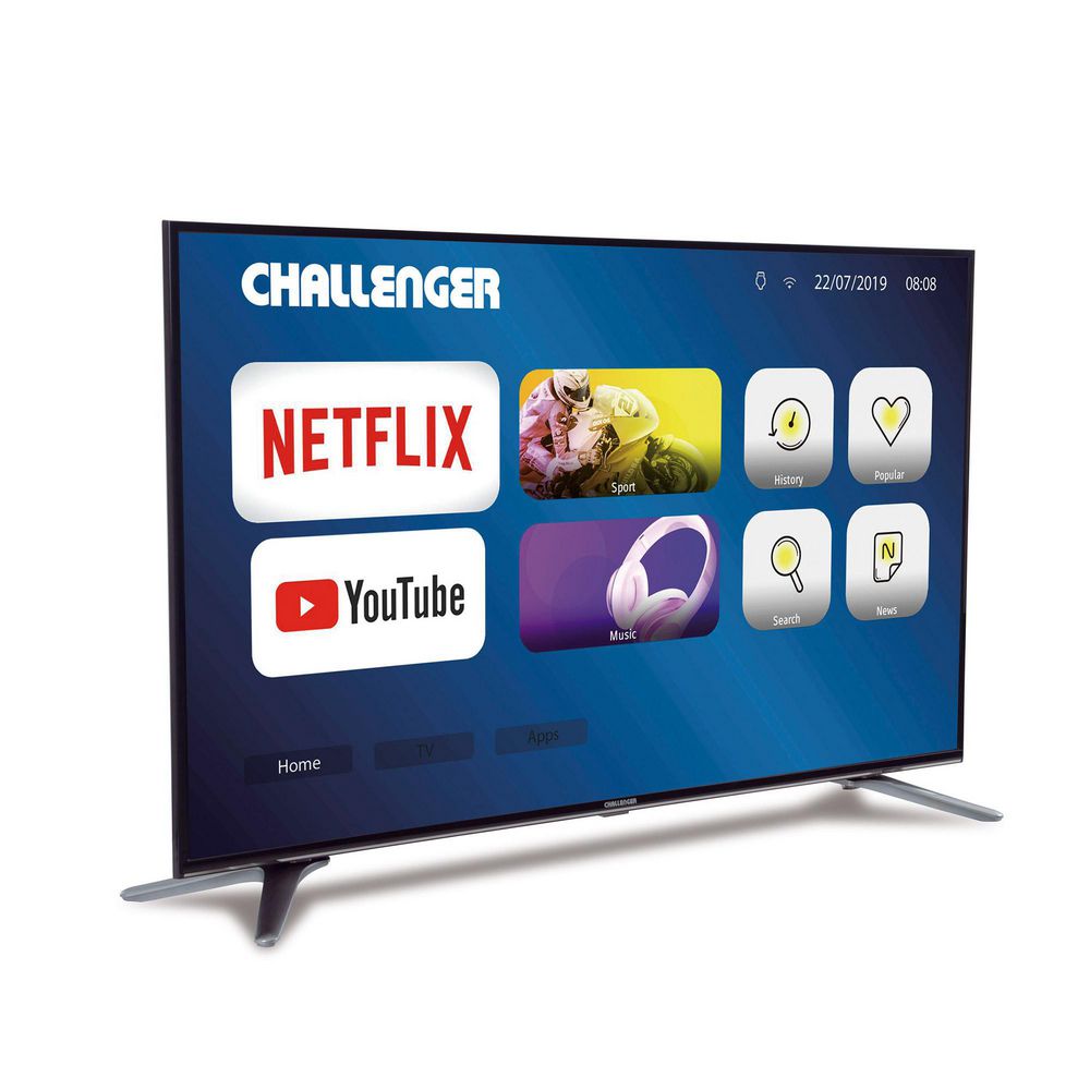 TELEVISOR LED 50 PULGADAS CHALLENGER SMART TV 50LO70 UHD 4K » Compulago