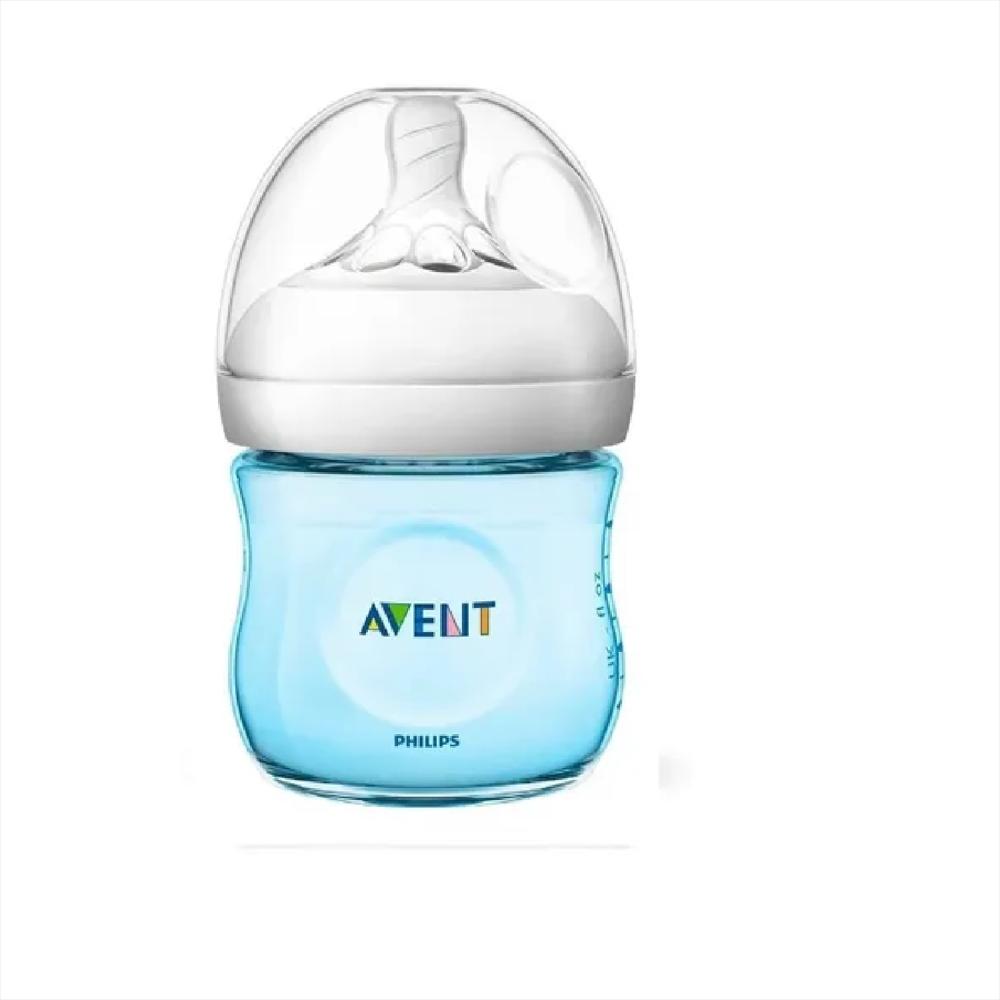 Tetero Avent Natural Azul Bebe 4 Onz