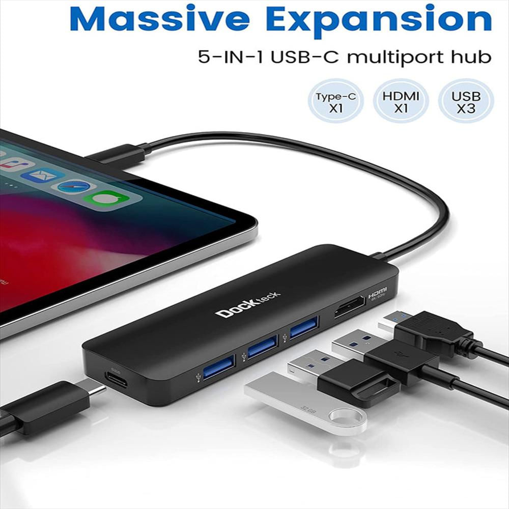 Adaptador Multipuerto Usb C Dockteck 5 En 1 img #2