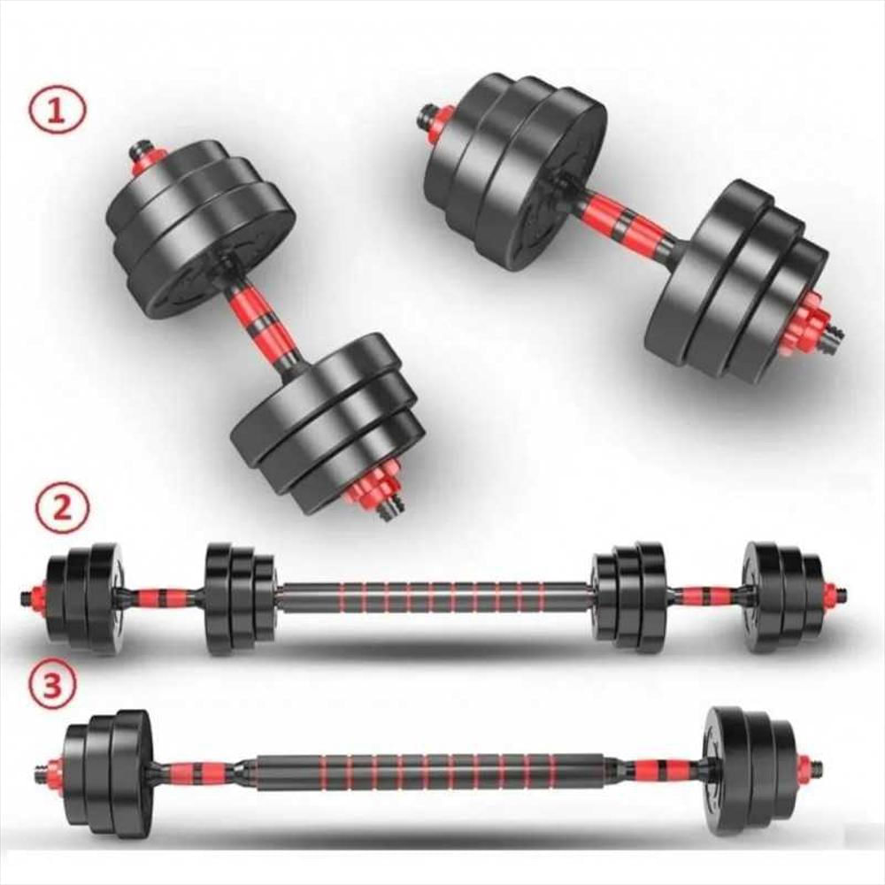 Kit Mancuernas Pesas 40Kg 80Lb Antideslizante Termoforradas img #3