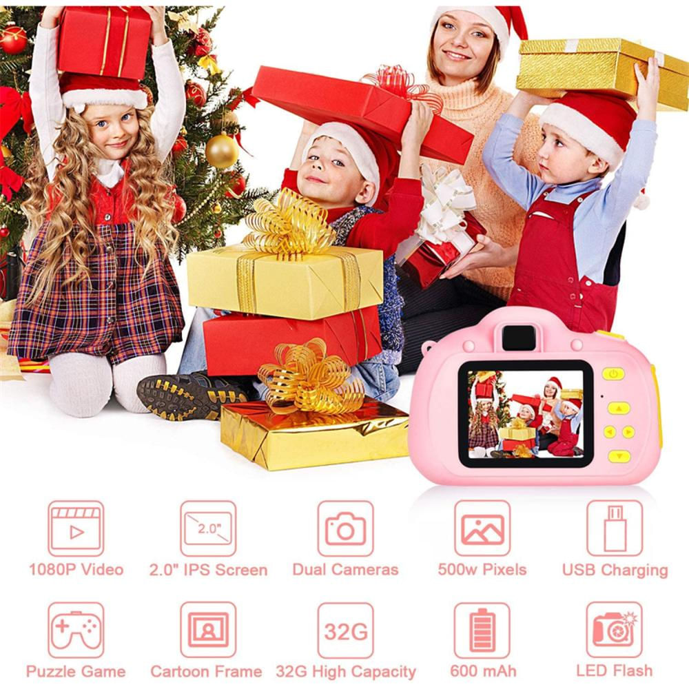 Cámara para niños, cámara MAVREC TOYS para niños, regalos de cumpleaños de  Navidad, cámara para niños y niñas de 4 a 9 años, video HD 1080P, cámara