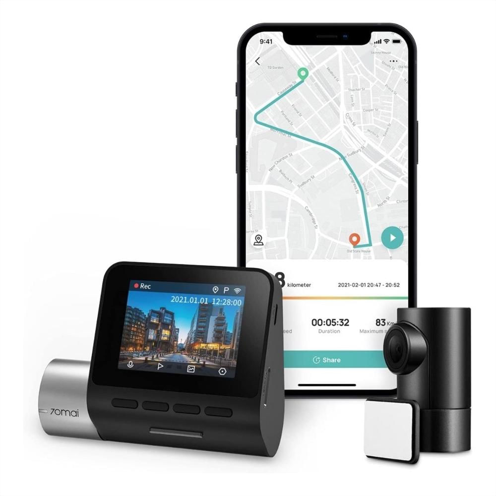 Cámara 70Mai Dash Cam Pro Plus+ A500s, Delantera Y Trasera img #1