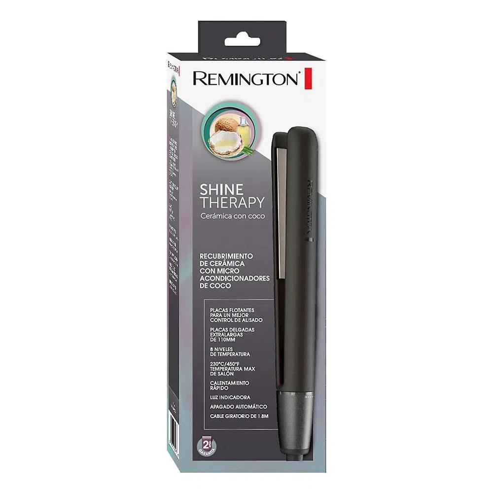 Plancha Cabello Remington Shine Therapy Cerámica Coco