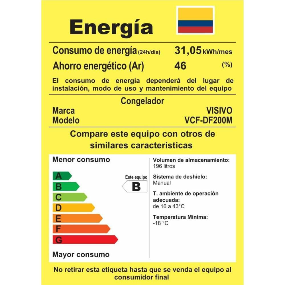 Congelador Dual Visivo Horizontal 150 Litros Blanco img #5