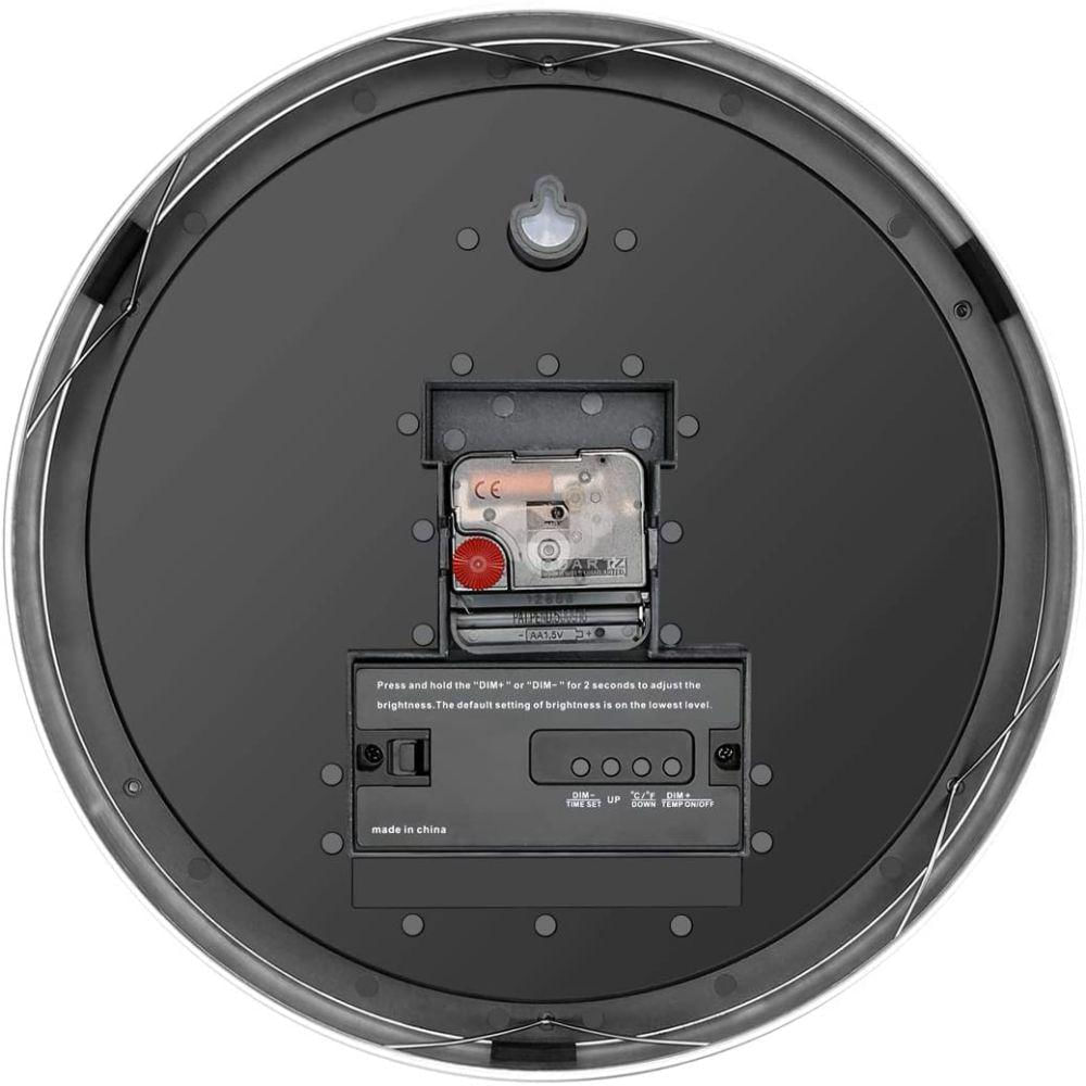 Reloj De Pared Led En Cuarzo De Metal Kwanwa img #3