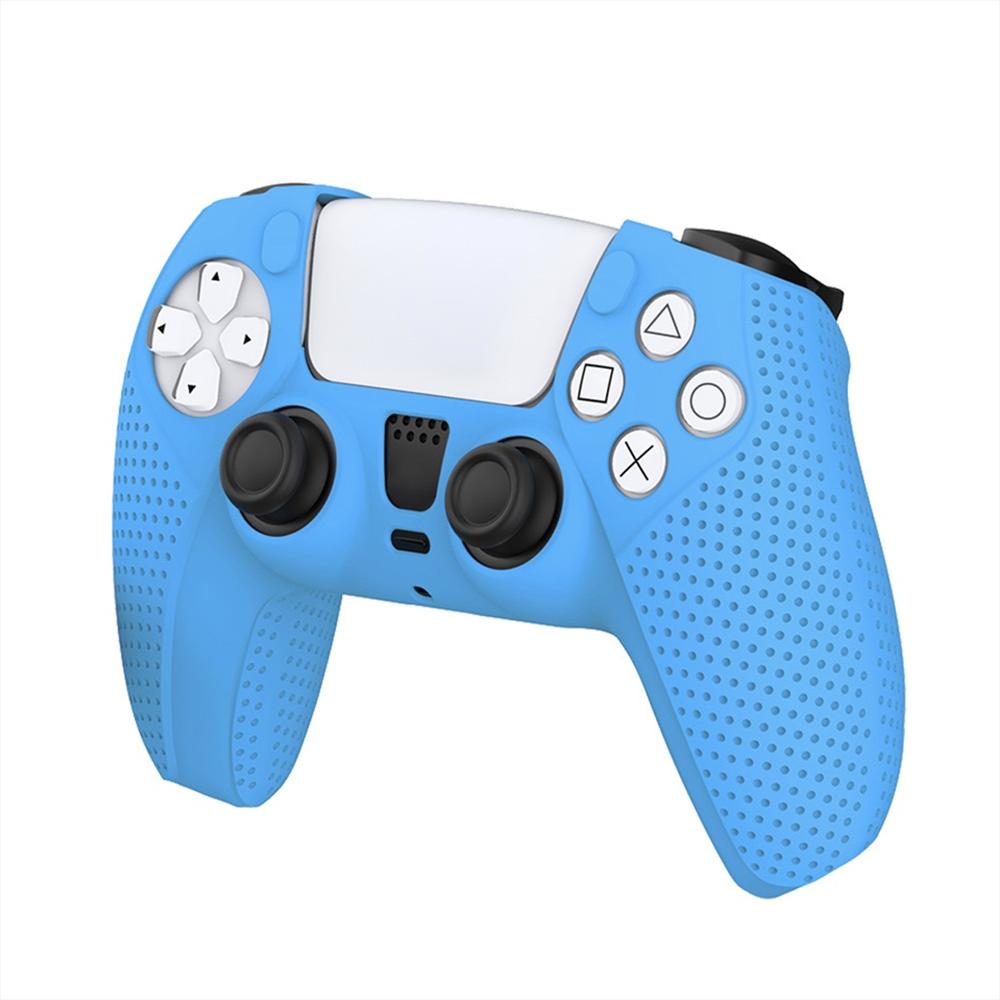 Estuche De Protección En Silicona Color Azul Para Control Ps5 Dualsence Estuche De Protección En Silicona Color Azul Para Control Ps5 Dualsence