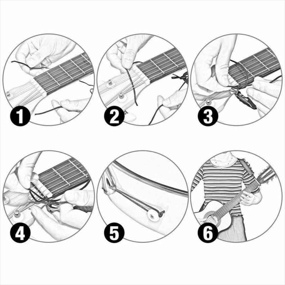 Guitarra clásica de cuerdas de acero con funda img #3