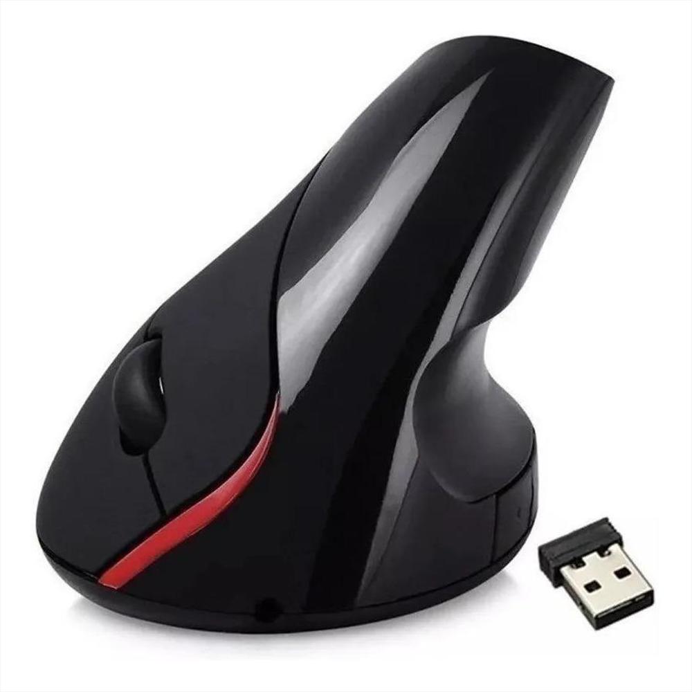 Mouse Vertical Inalámbrico Usb Ergonómico Batería Recargable