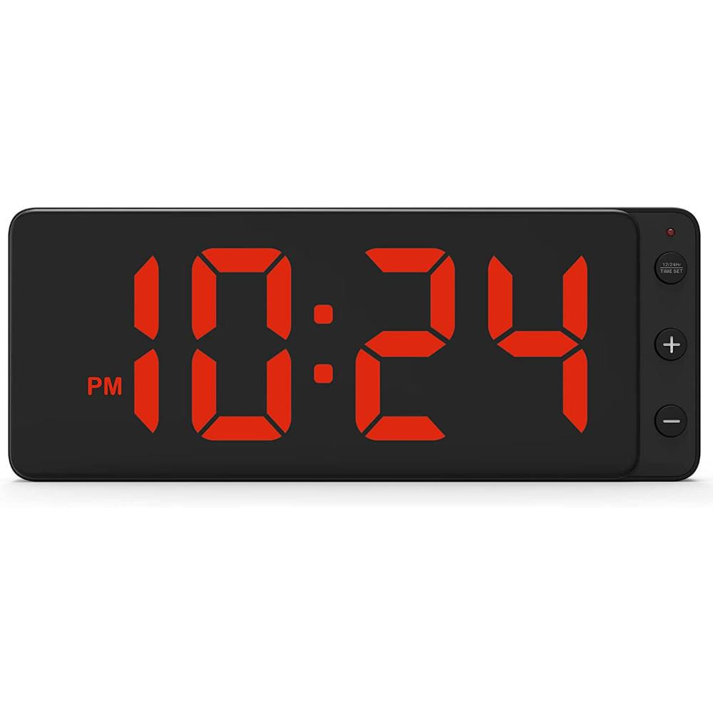 Reloj Digital Led Dígitos Grandes Y Atenuación Automática img #1