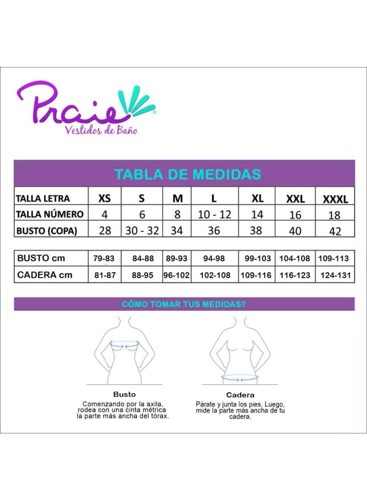Top Bikini Praie 1704A Vestidos De Baño Mujer img #2