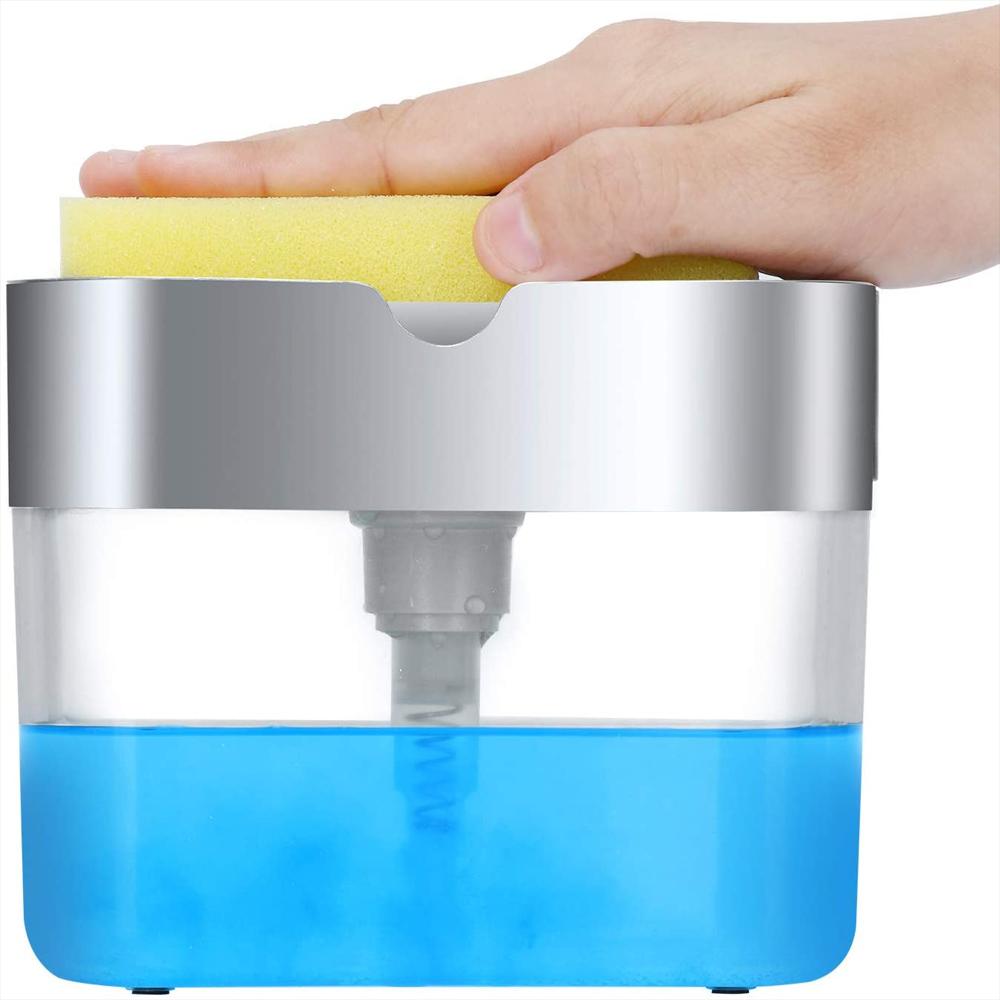 Dispensador manual de jabón líquido para esponja de cocina – DAWA  IMPORTACIONES