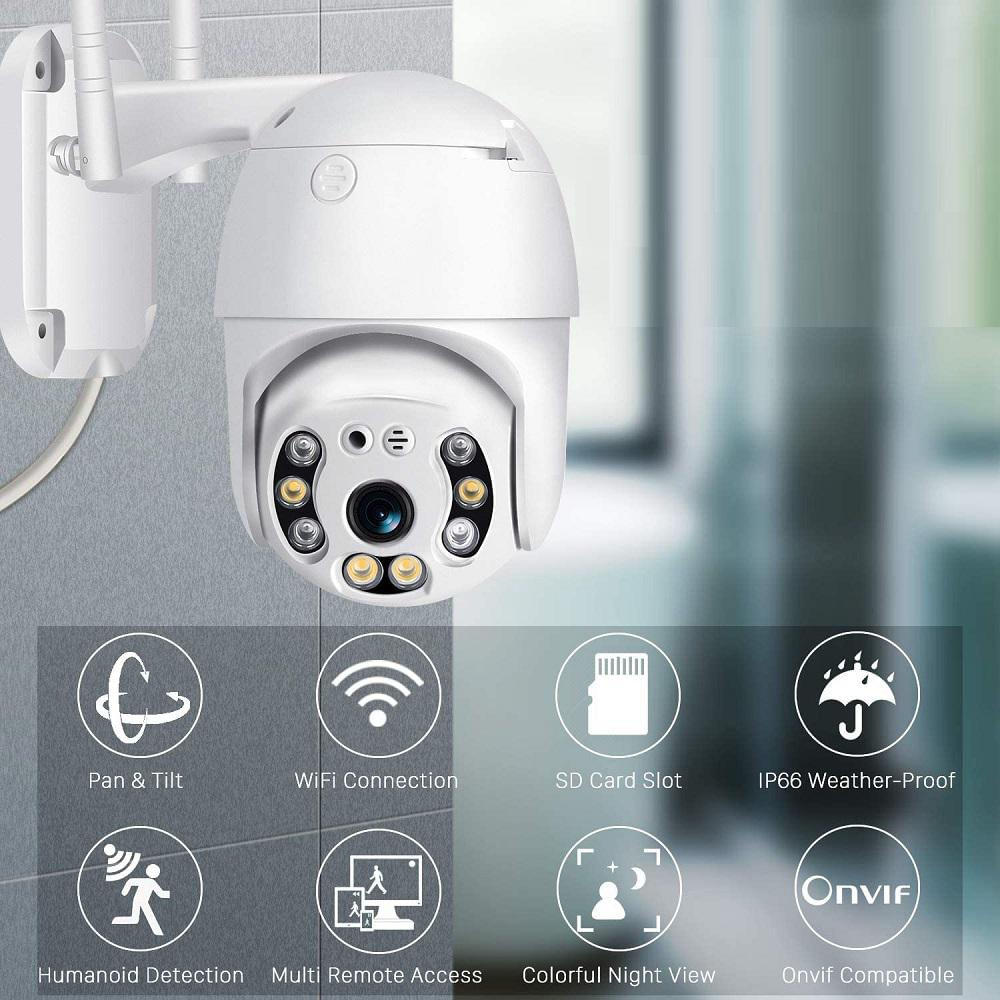Cámara Seguridad 2MP Infrarrojo Exterior Interior Wifi Hd – Factorynet