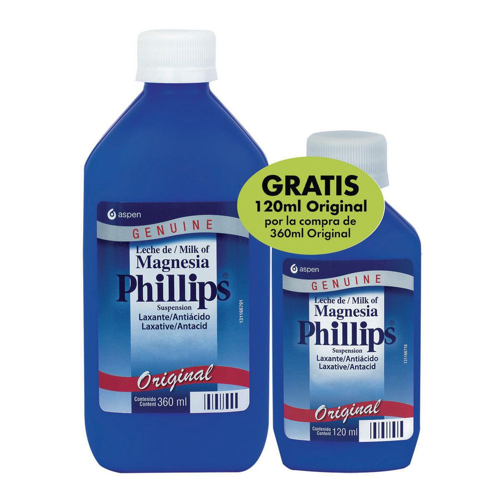Of Leche De Magnesia PHILLIPS SIN REFER