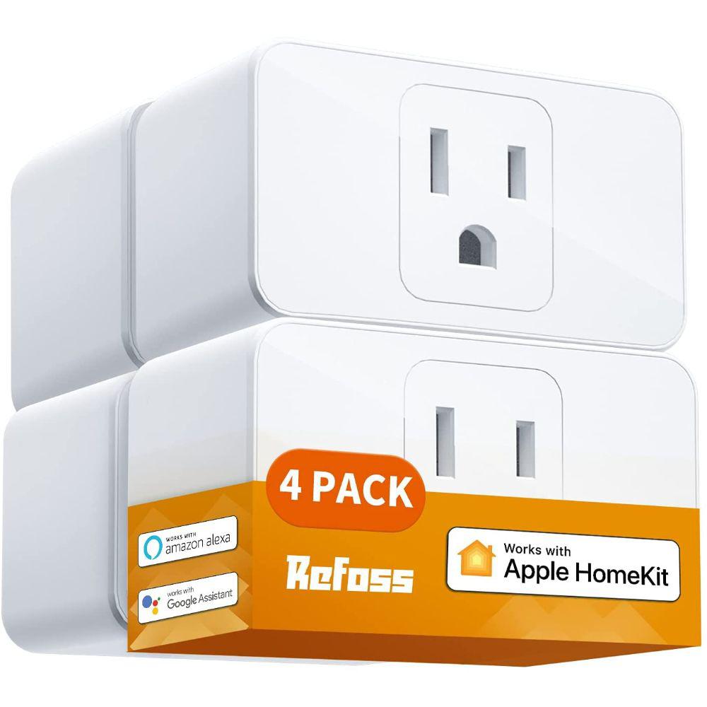 Kit De 4 Enchufes Homekit Con Control Remoto De Aplicación img #1