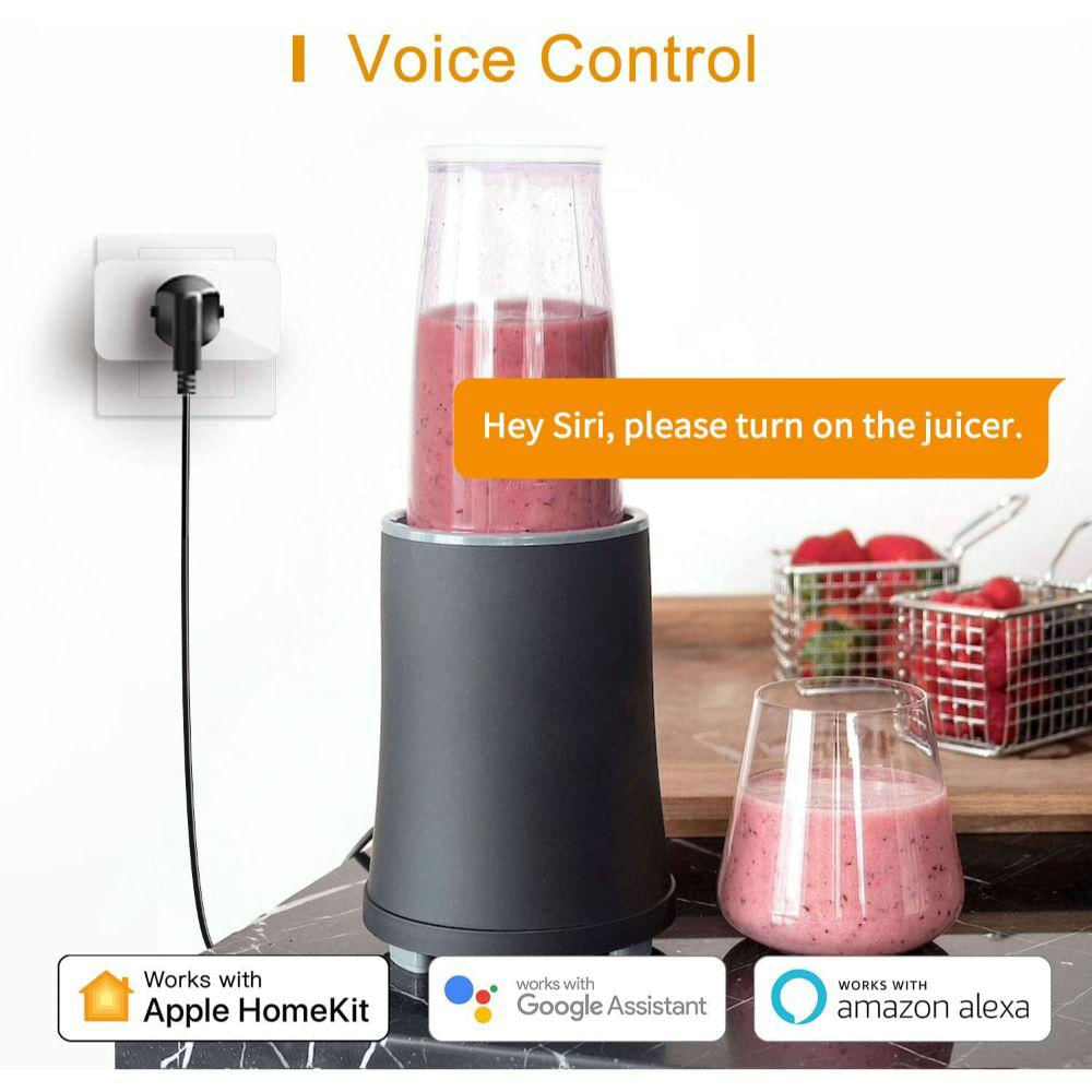 Kit De 4 Enchufes Homekit Con Control Remoto De Aplicación img #3