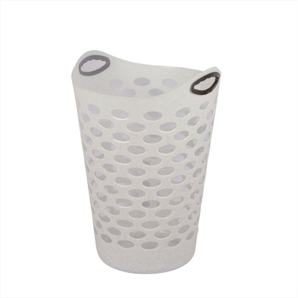 Cesto Cesta Canasta Plástica De Ropa Sucia Organizadora Blanco img #3