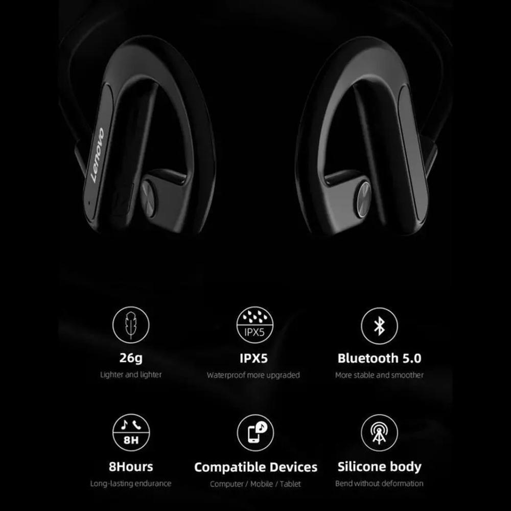 Audifonos Inalámbricos De Conducción Ósea Lenovo X3 Titanium LENOVO