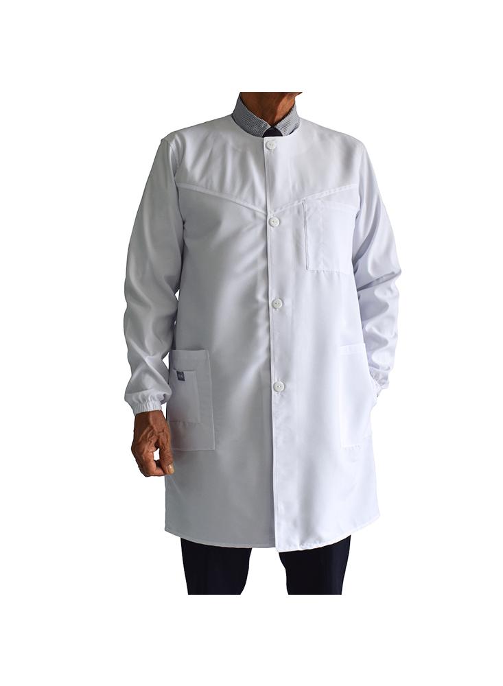 Bata De Laboratorio Para Hombre Médica, Textil Antiviral, Dcvs Pro+Tech  Apparel S Blanco