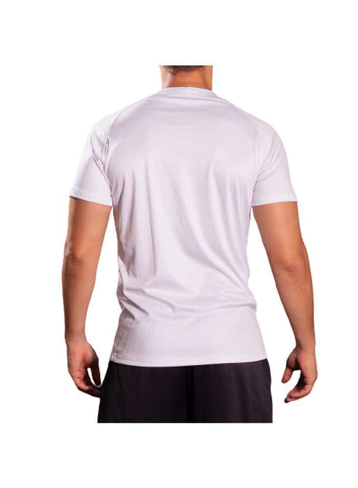 Camiseta Deportiva Blanca Para Hombre S Blanco