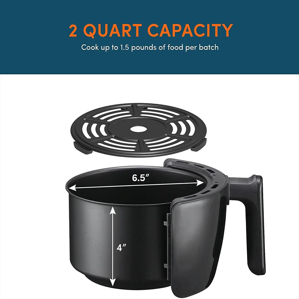 Freidora De Aire Caliente Eléctrica Compacta 2.1 Qt. img #3