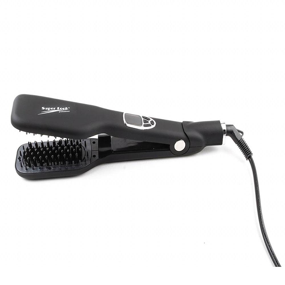 Plancha Cepillo Alisador Digital Slp 428 Display 450F Cable Giratorio
