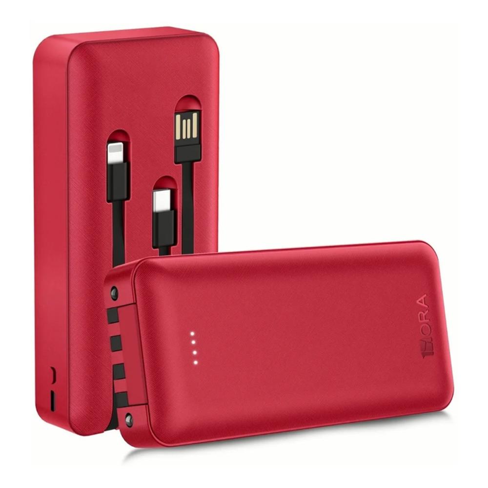 Urban Revolt PowerBank Batería externa portátil para dispositivos móviles  2200 mAh blanco y rojo - Powerbank