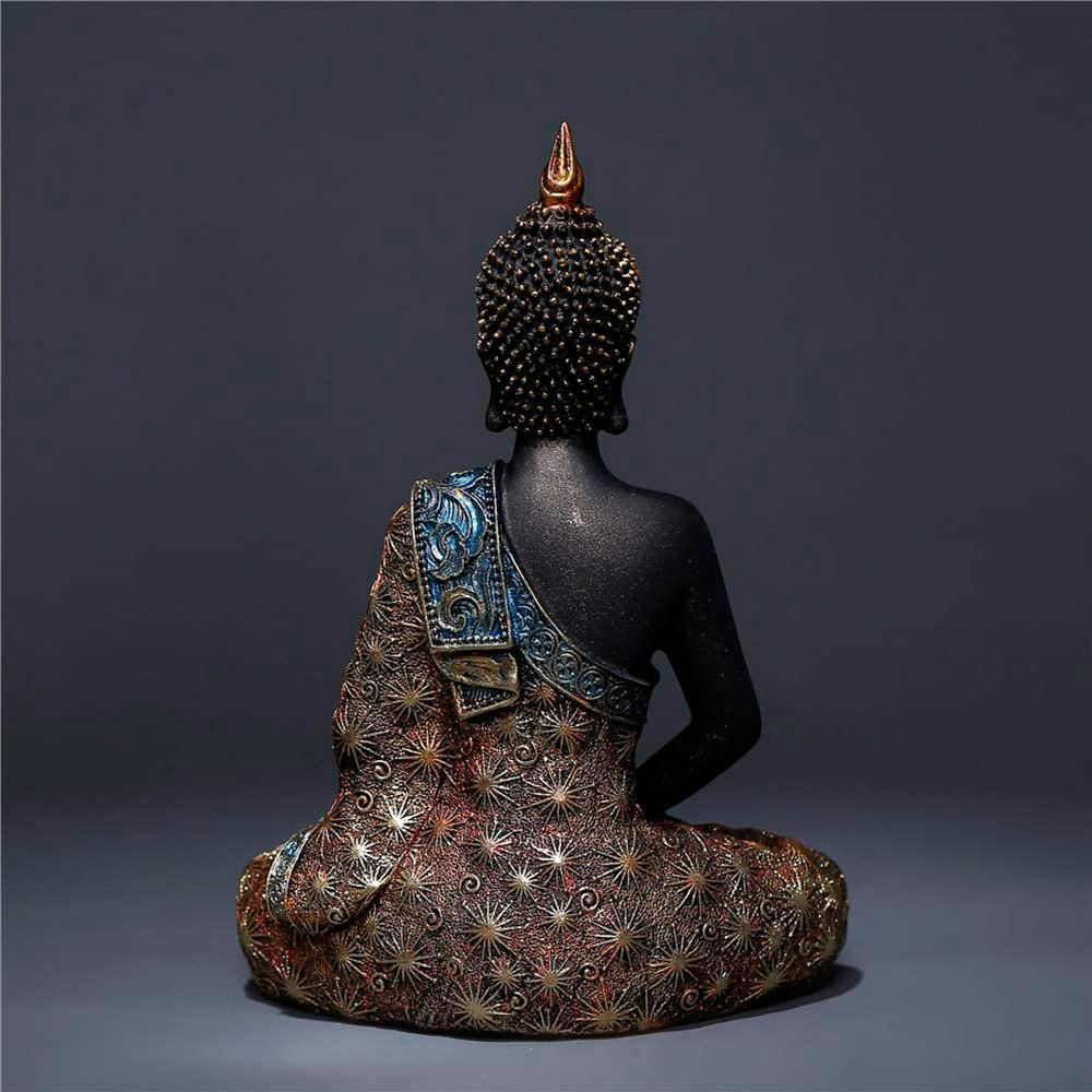 Buda Dorado Sentado Decoración img #2
