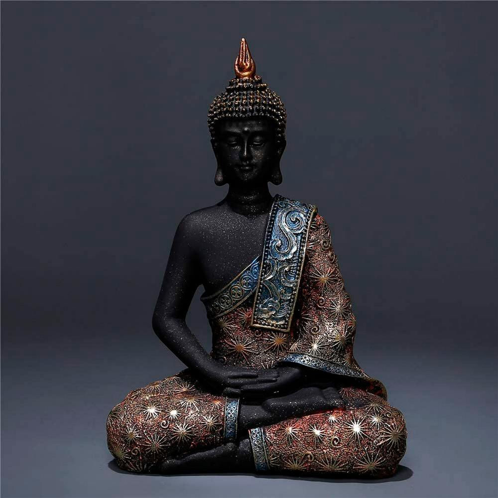 Buda Dorado Sentado Decoración img #4