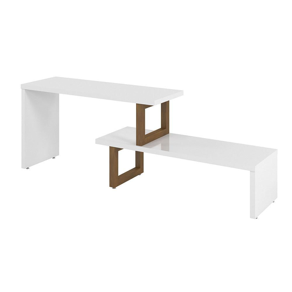 Mesa Auxiliar Glam Blanco/Almendra img #1