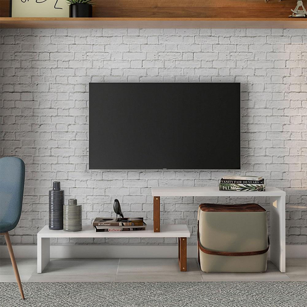 Mesa Auxiliar Glam Blanco/Almendra img #2