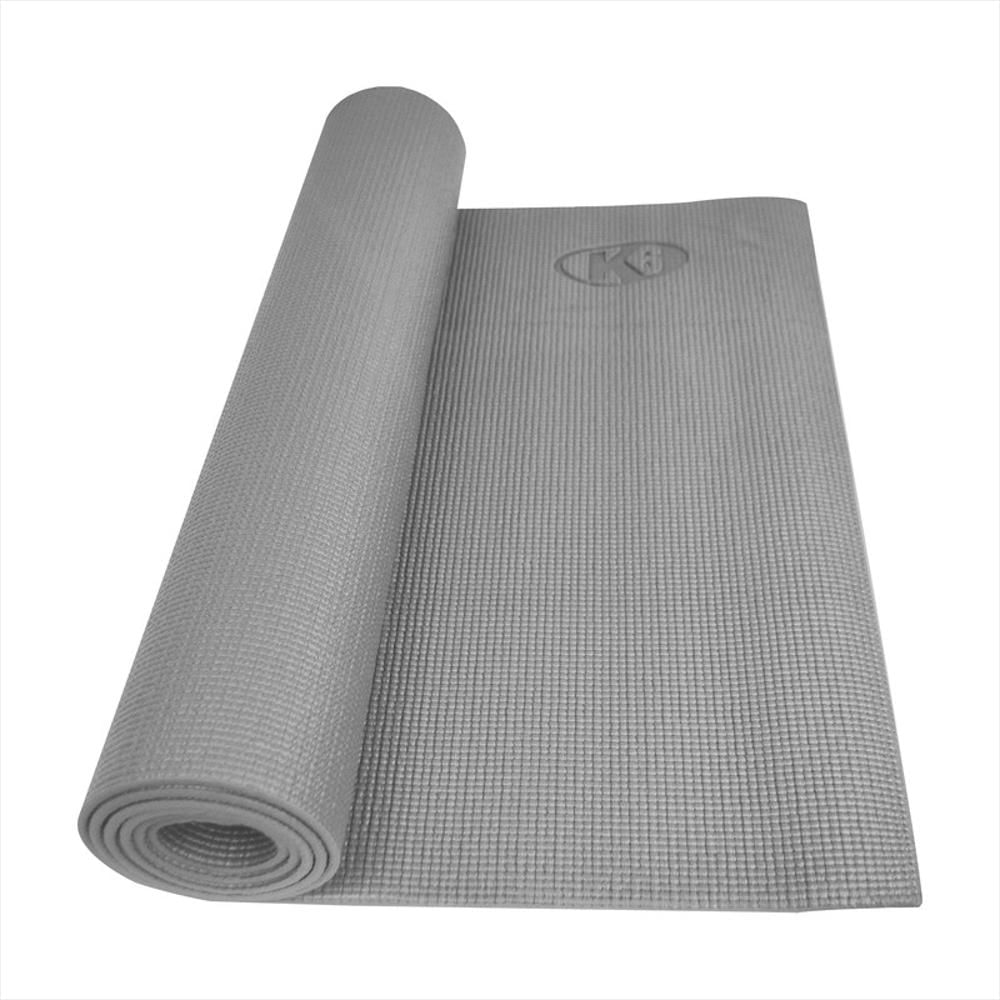 Colchoneta Yoga Mat Pilates Con Bolso De 5Mm K6 Color Gris