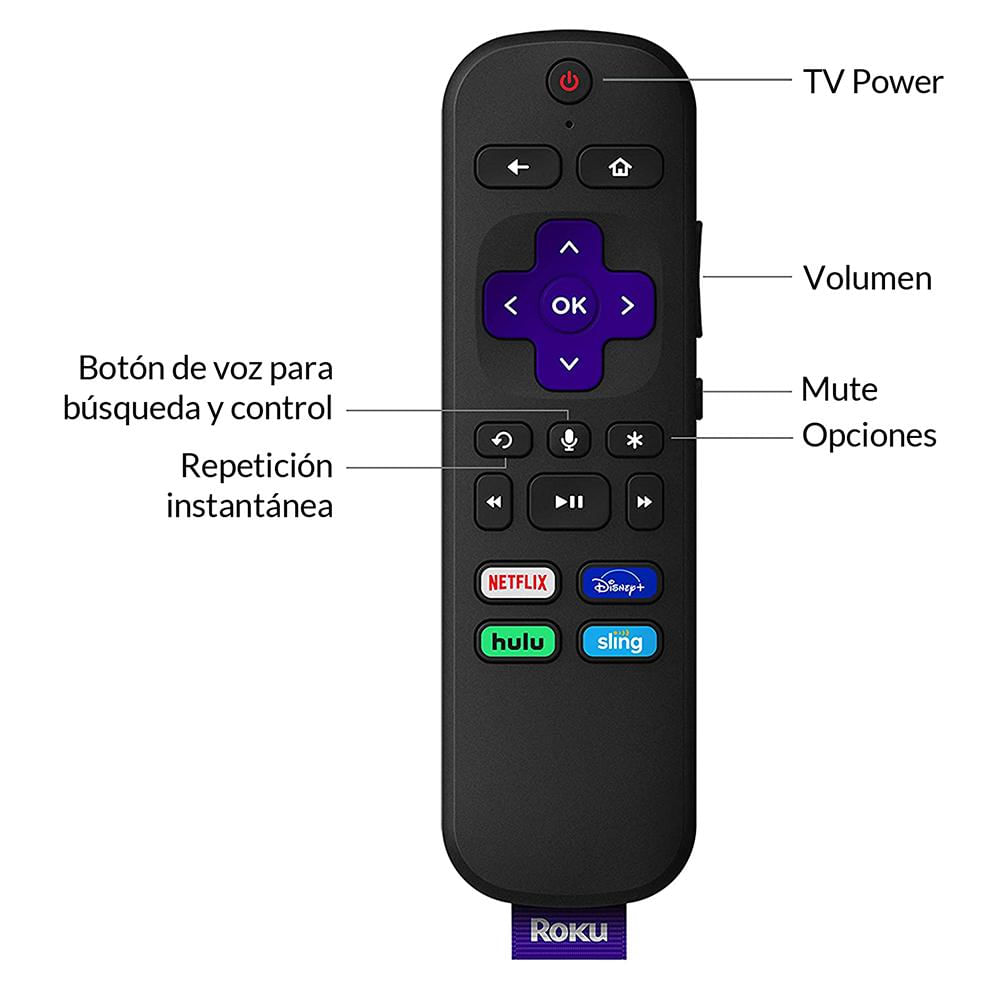 Roku Express+ Plus Convertidor Smart Tv Para Todo Tv