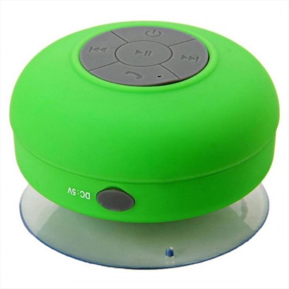 Parlante Bluetooth Resistente Al Agua Manos Libres Para Baño Verde Parlante Bluetooth Resistente Al Agua Manos Libres Para Baño Verde