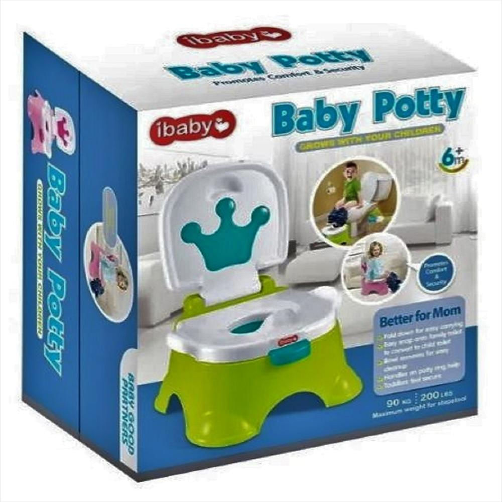 Vasenilla Silla Sanitario Trono Entrenamiento 3 En 1 Deluxe Bebe Infantil Niño Unisex Verde Ref. I Baby 68014 img #3