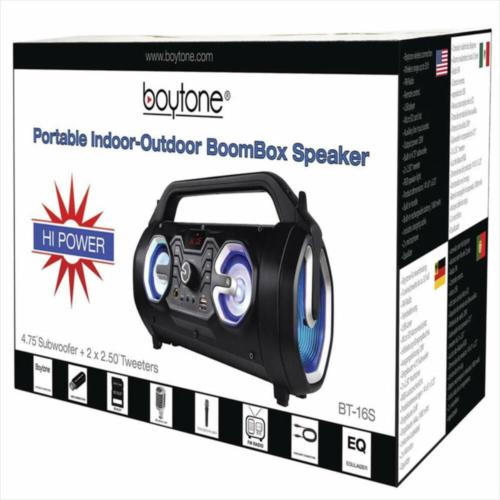 Parlante portátil Bluetooth con FM y USB img #3