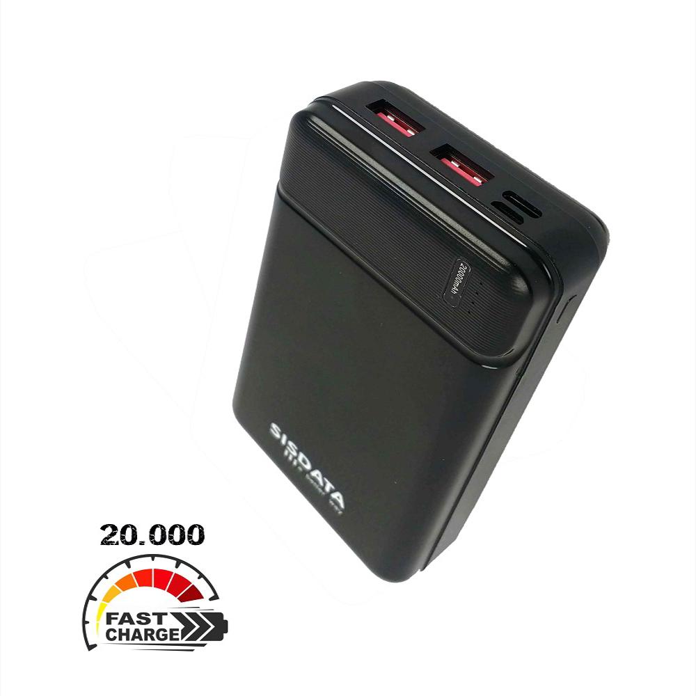 Power Bank Carga Rápida 20K Usb C Usb 3.1