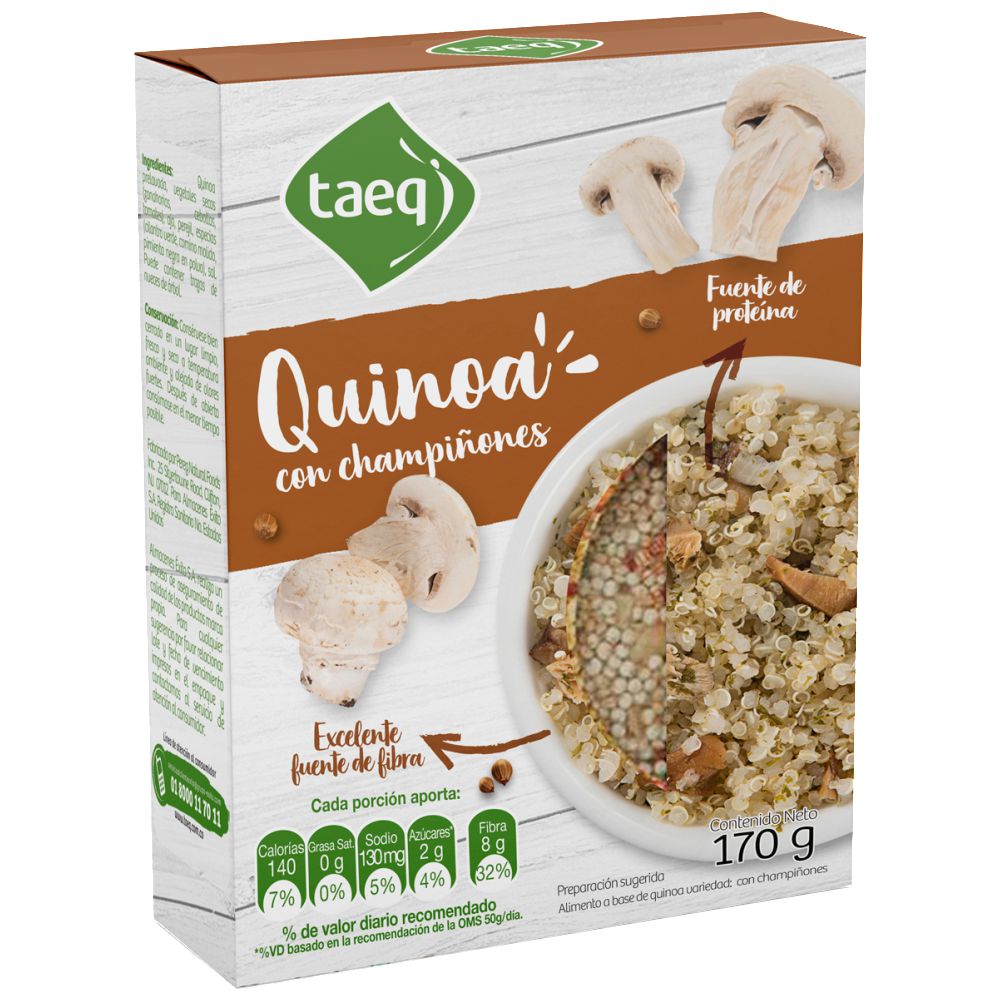 Quinua Con Champiñones TAEQ 170 gr