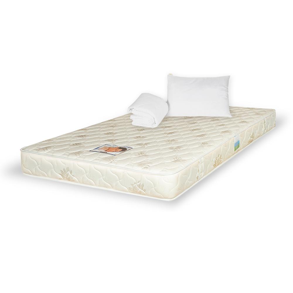 Colchón Cupido Semiortopédico 100x190 + Almohada + Protector