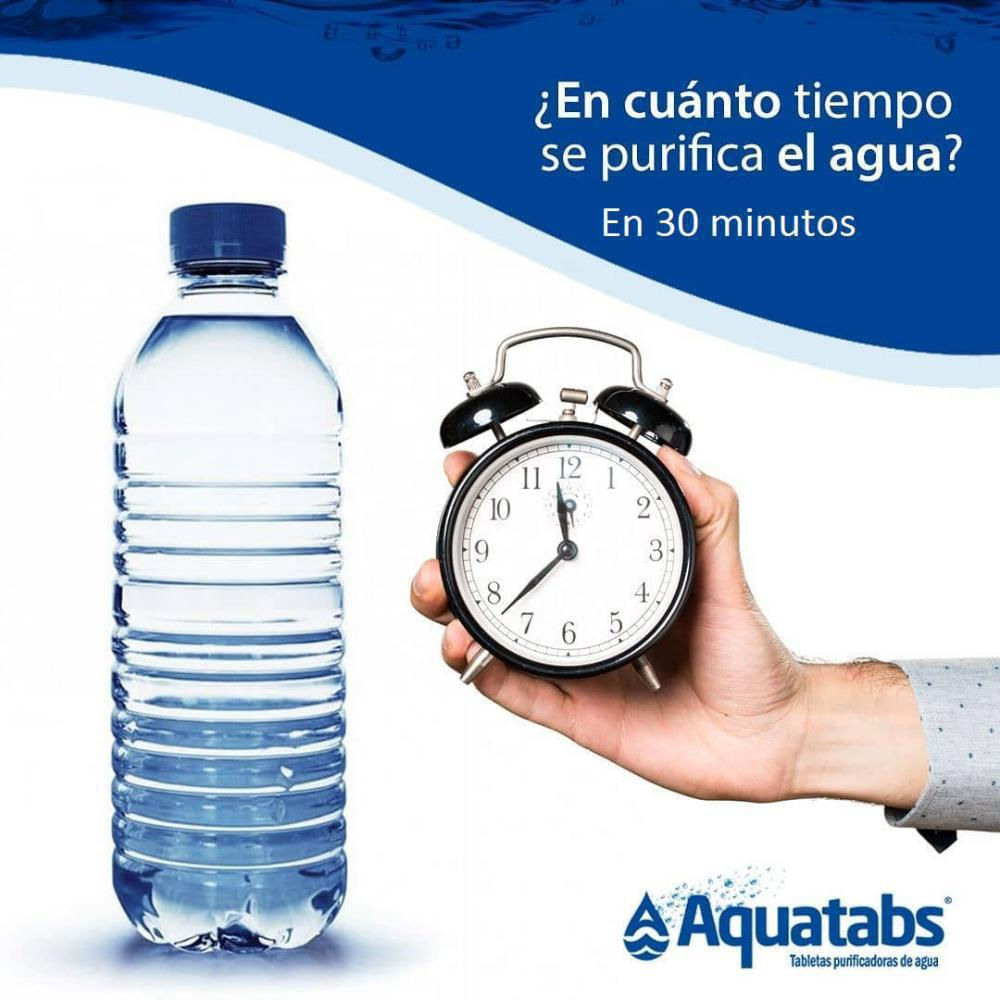 Tabletas Purificadoras De Agua Aquatabs Kit X 10 Pastillas
