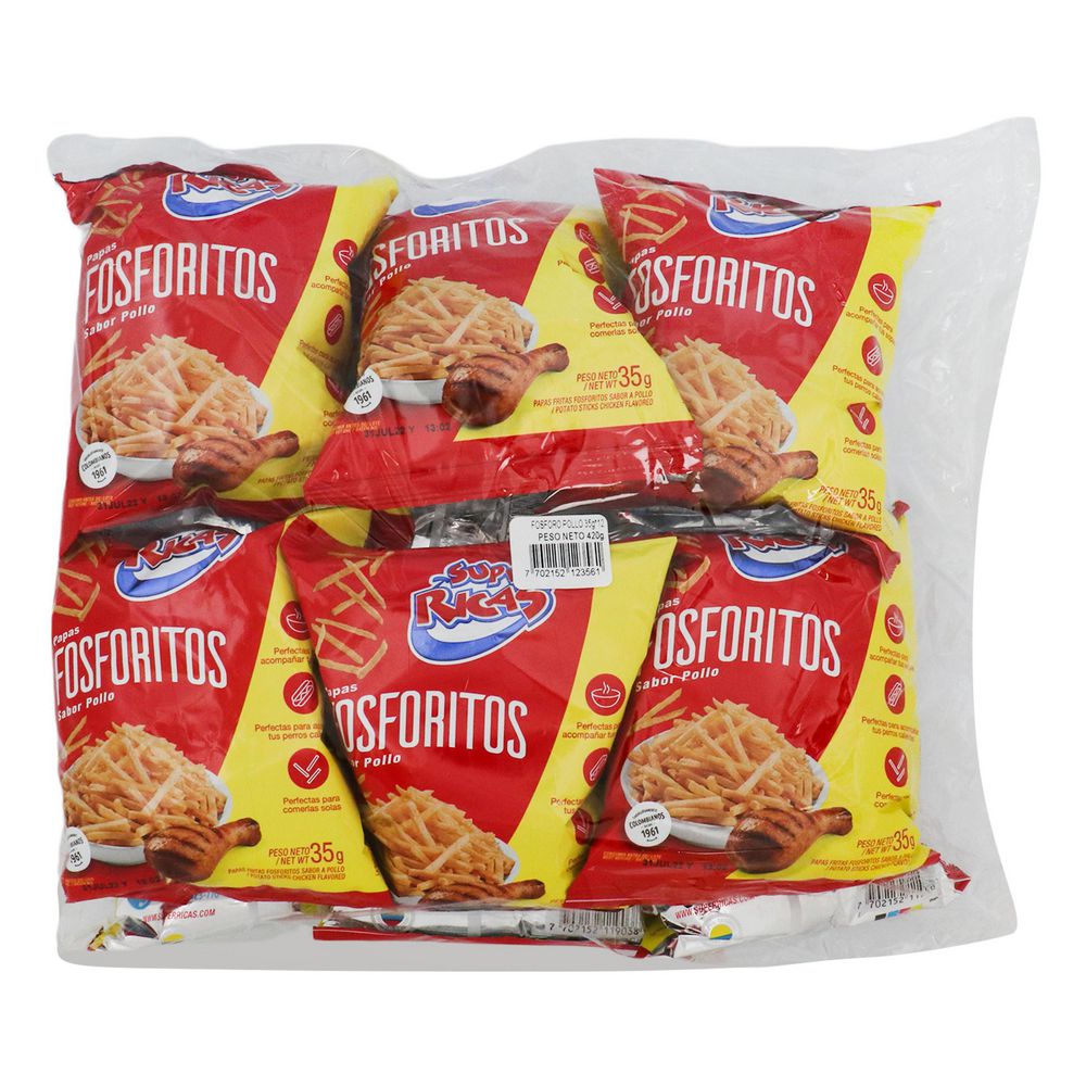 exito.com | Papas Fritas Fosforito Pollo SUPER RICAS 420 gr